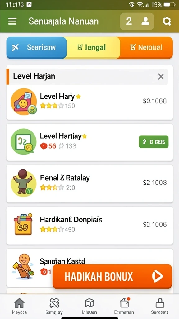 567slots - Tampilan antarmuka yang menarik dan mudah disesuaikan.