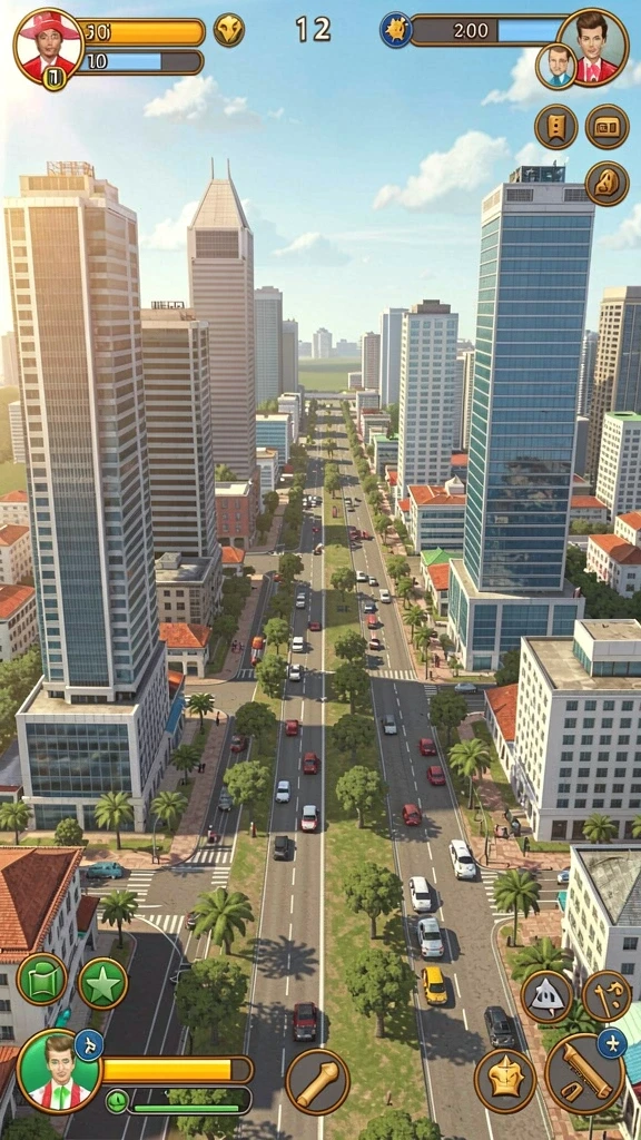 api36 - Grafis indah dari dunia fantasi yang luas.
