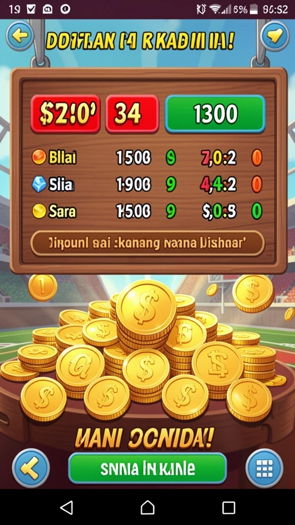 republik77 - Screen gameplay yang menunjukkan level menantang.
